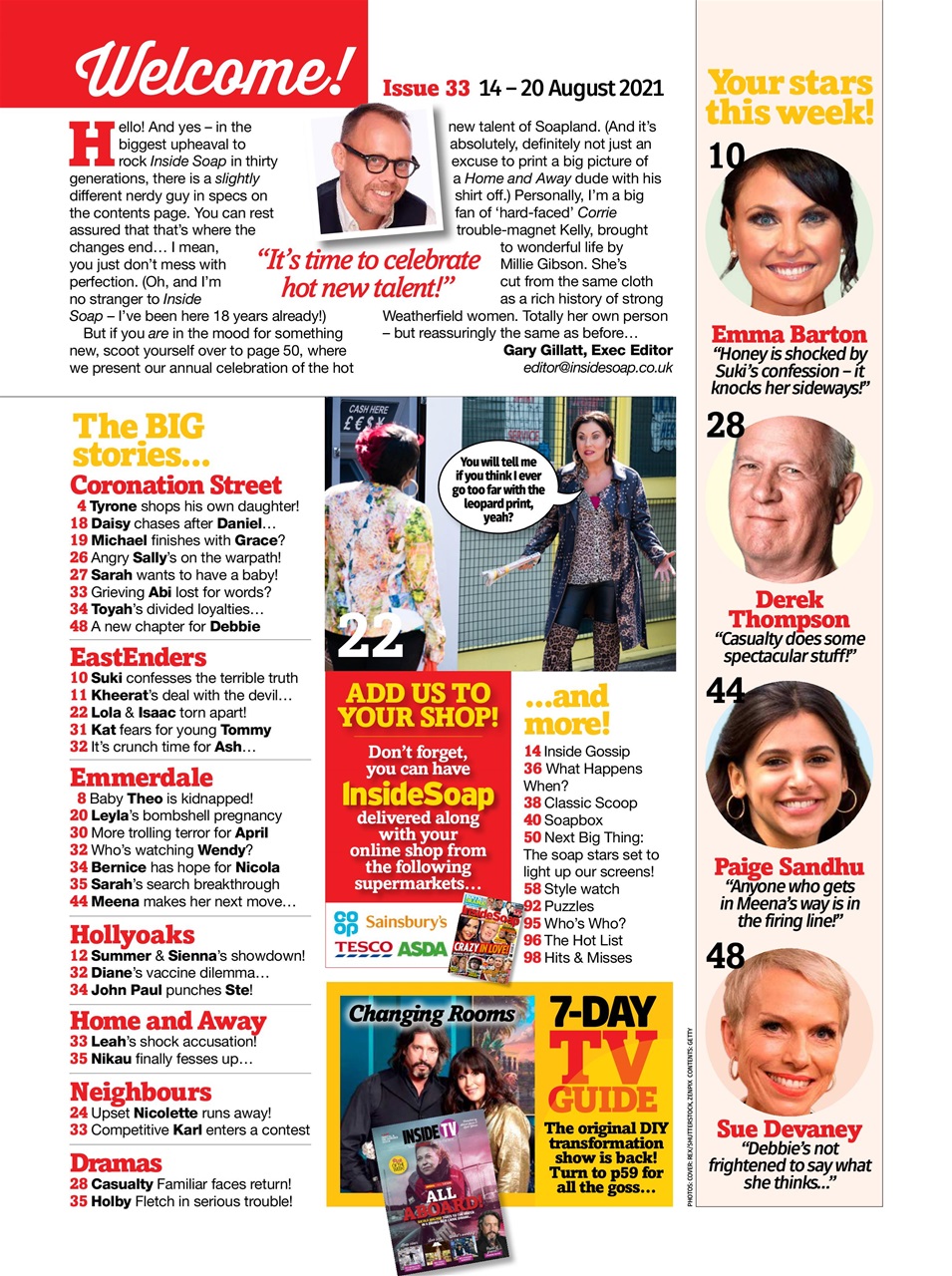 Inside Soap Preview Pages