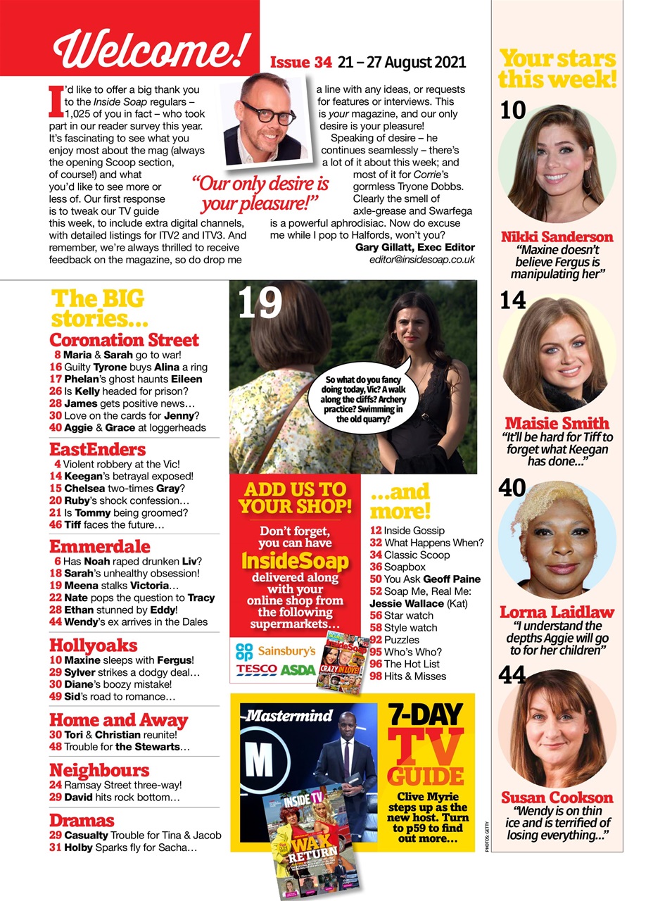 Inside Soap Preview Pages