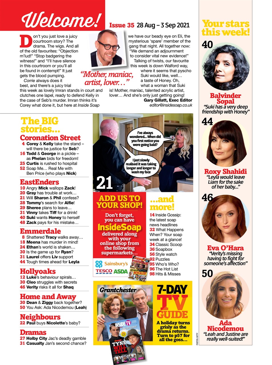 Inside Soap Preview Pages