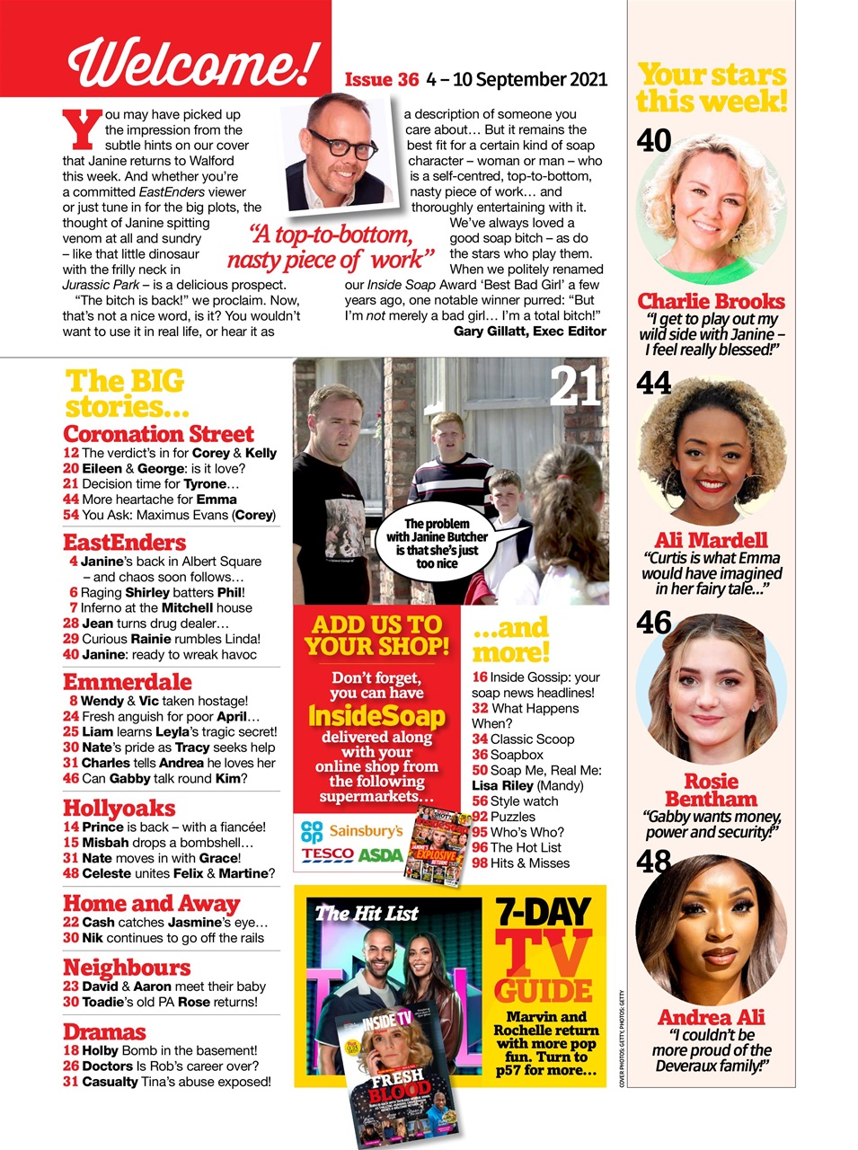 Inside Soap Preview Pages