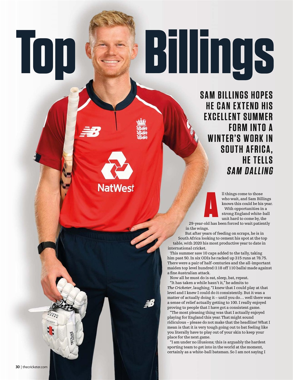The Cricketer Magazine Preview Pages