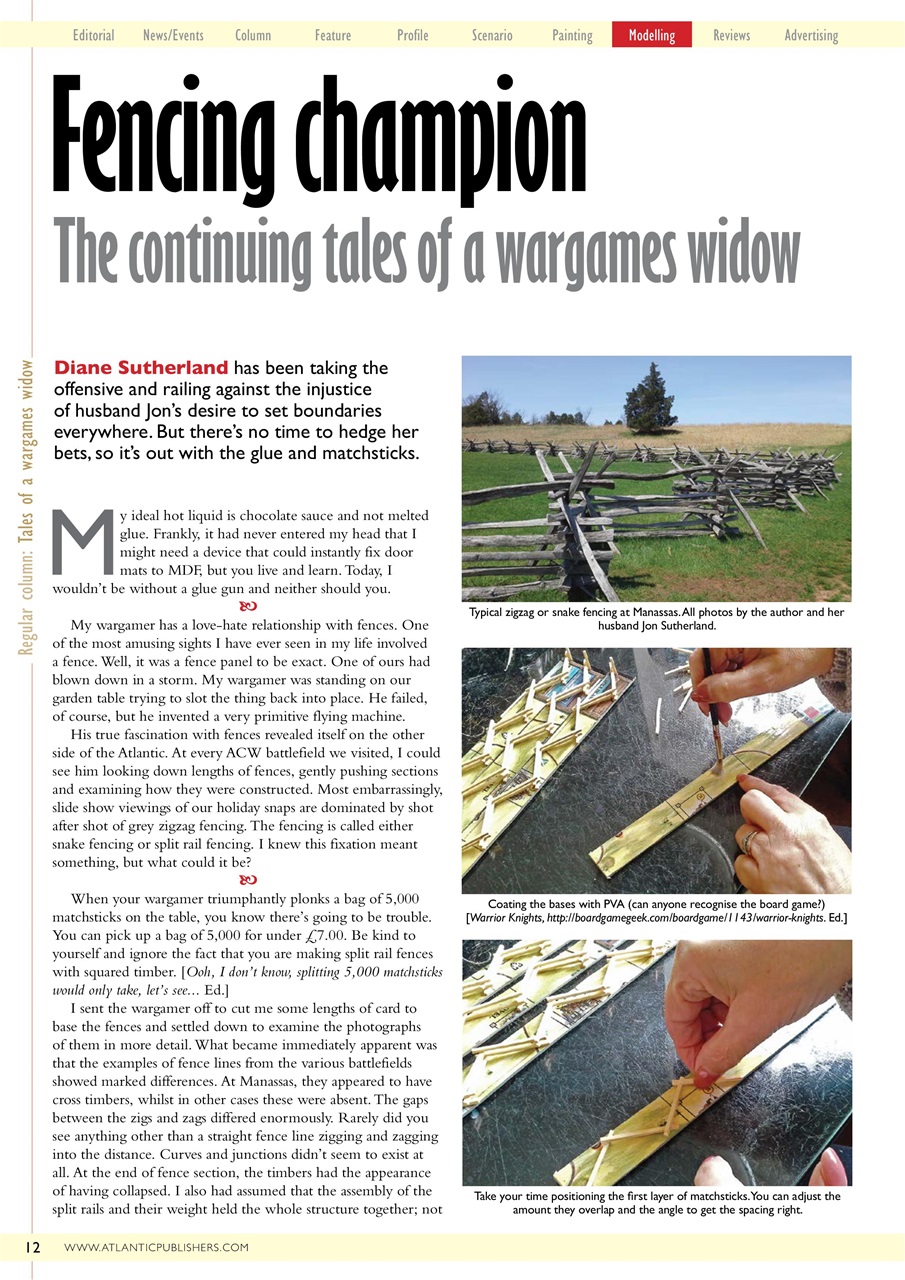 Miniature Wargames Preview Pages
