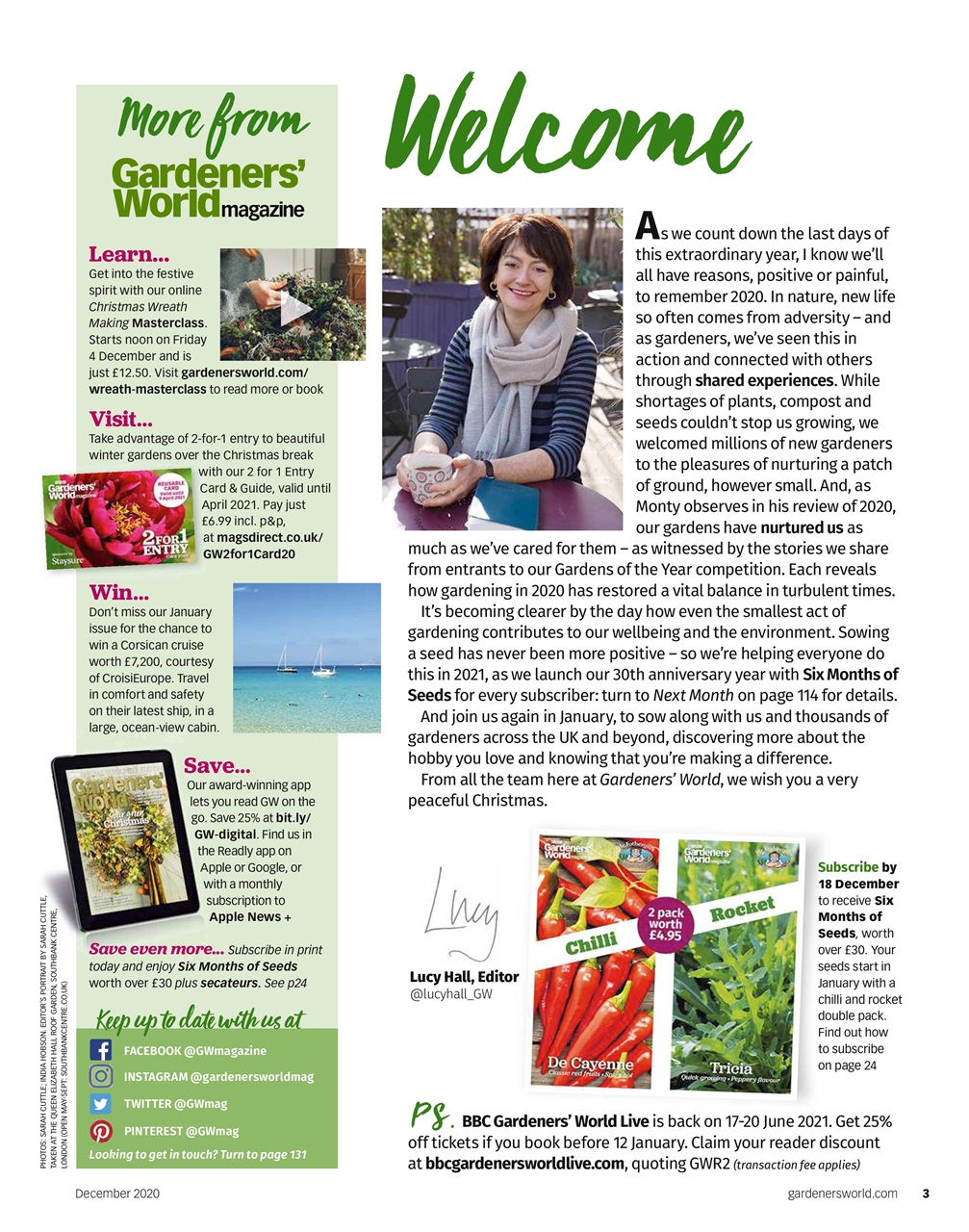 BBC Gardeners’ World Magazine Preview Pages