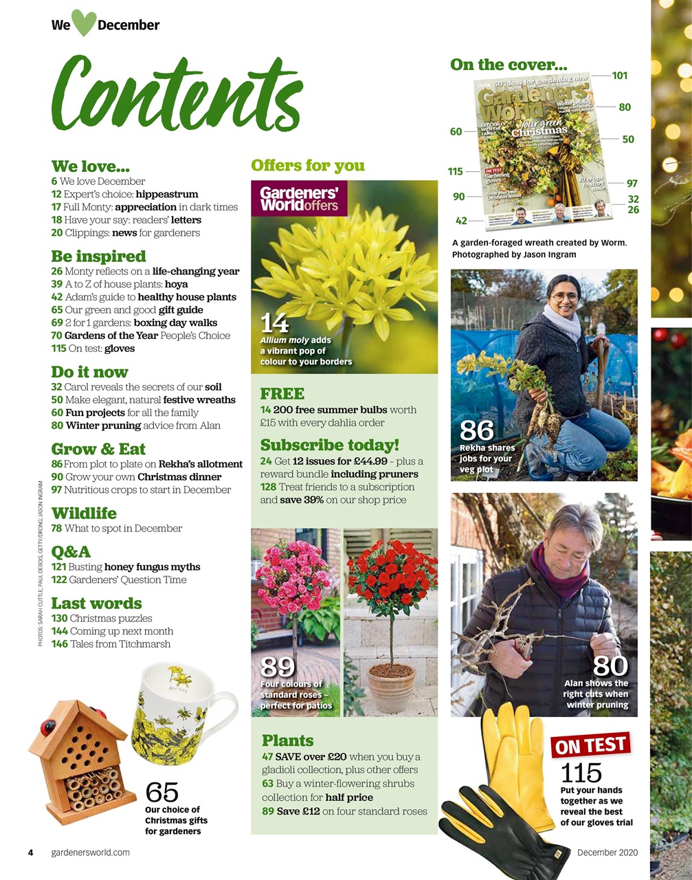 BBC Gardeners’ World Magazine Preview Pages
