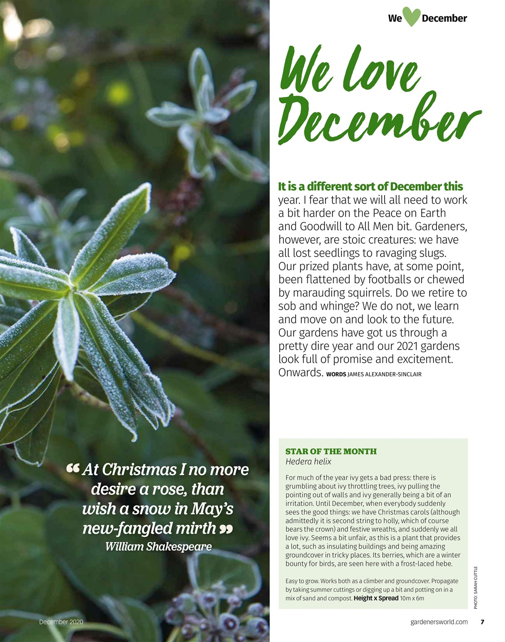 BBC Gardeners’ World Magazine Preview Pages