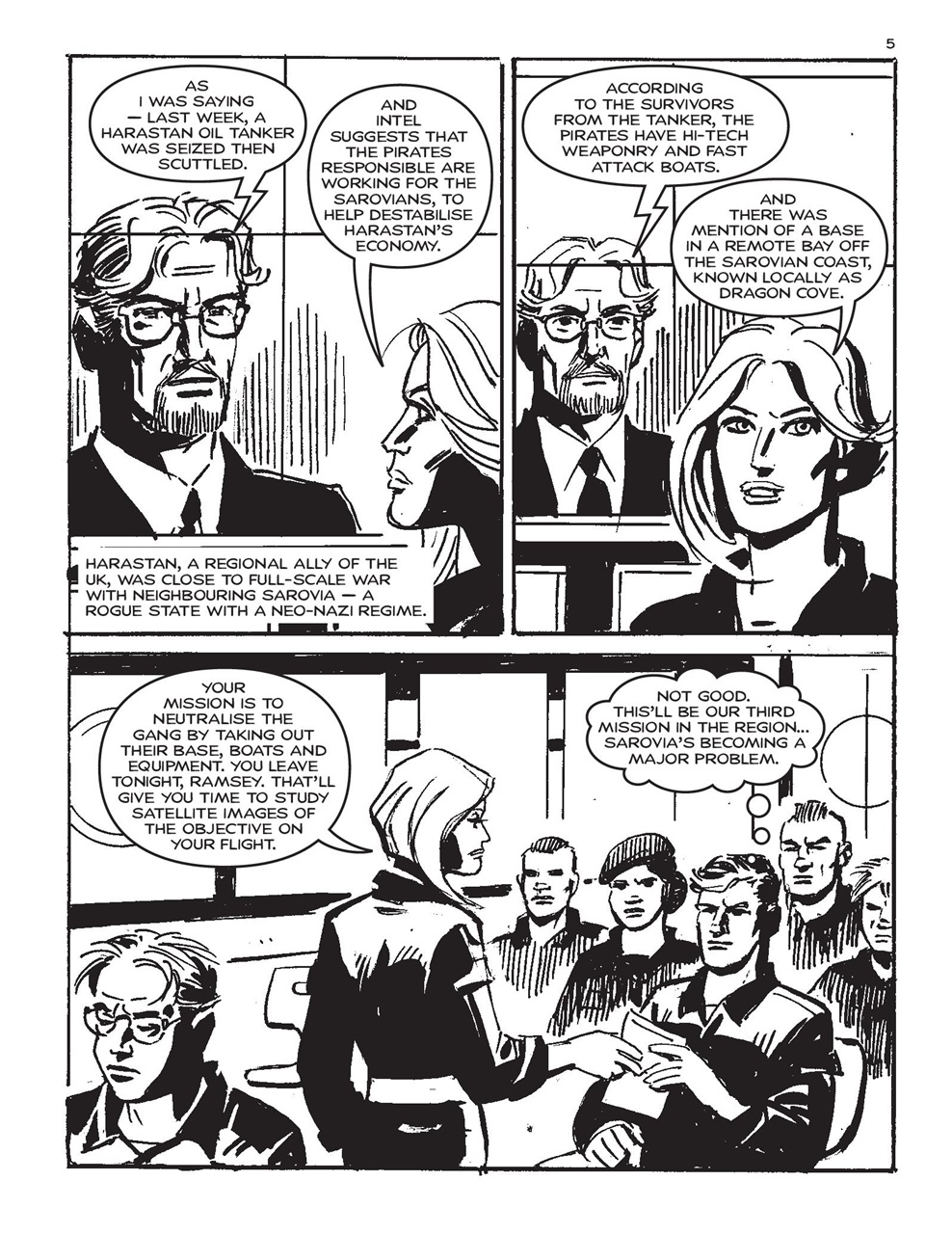 Commando Preview Pages