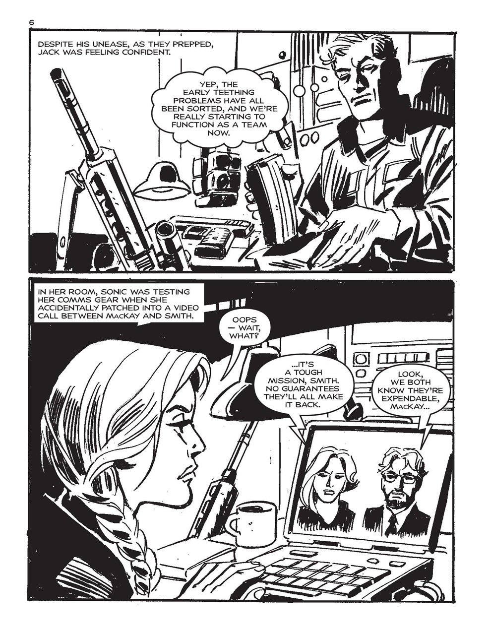 Commando Preview Pages