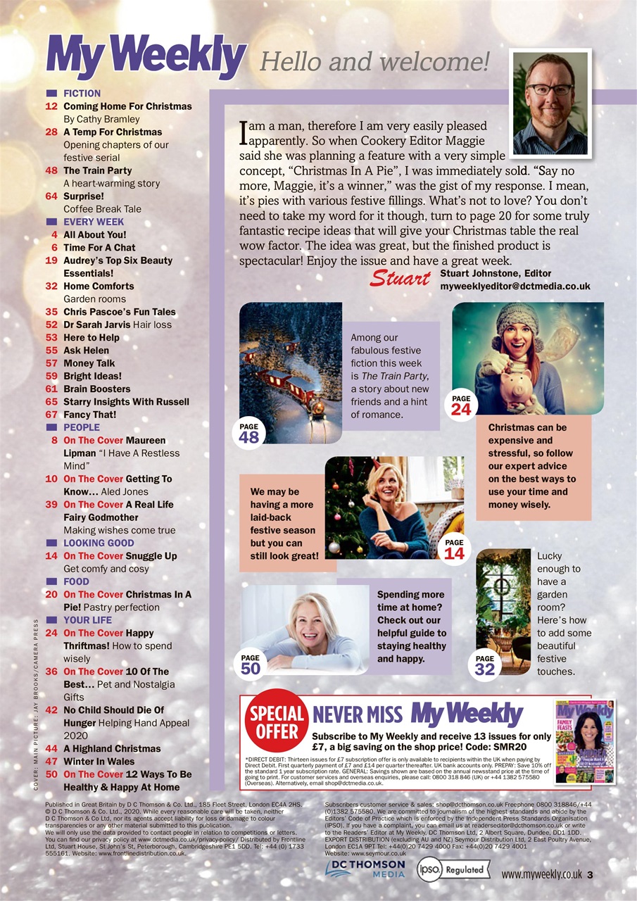 My Weekly Preview Pages