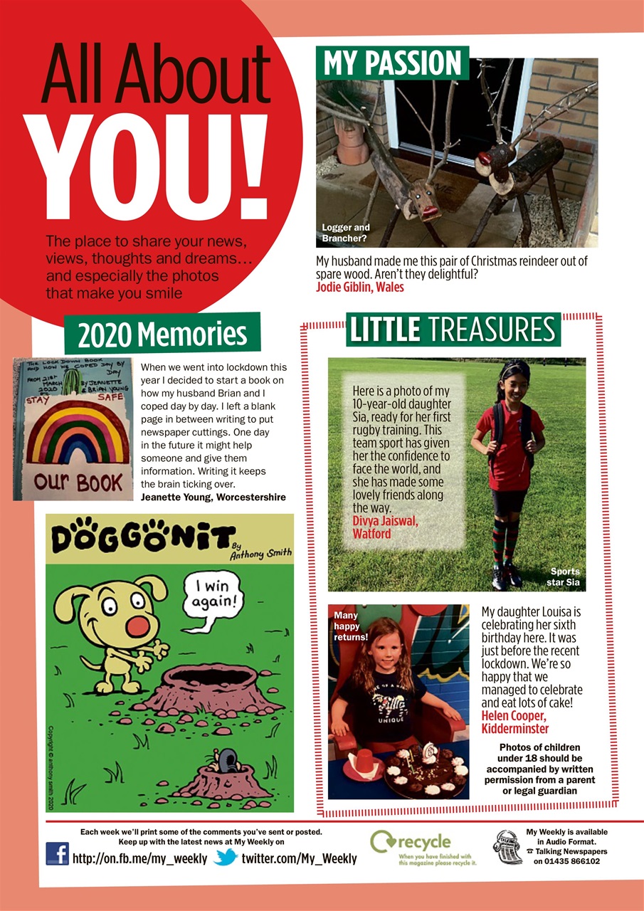 My Weekly Preview Pages