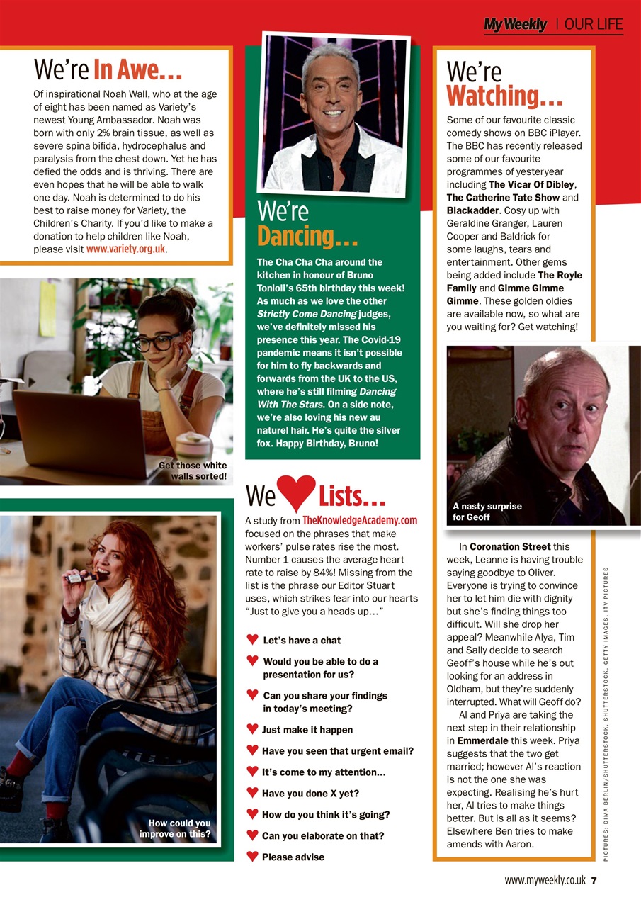 My Weekly Preview Pages