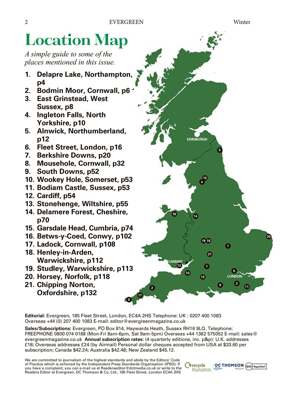 Evergreen Preview Pages