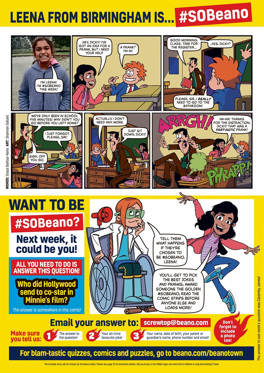 Beano Preview Pages