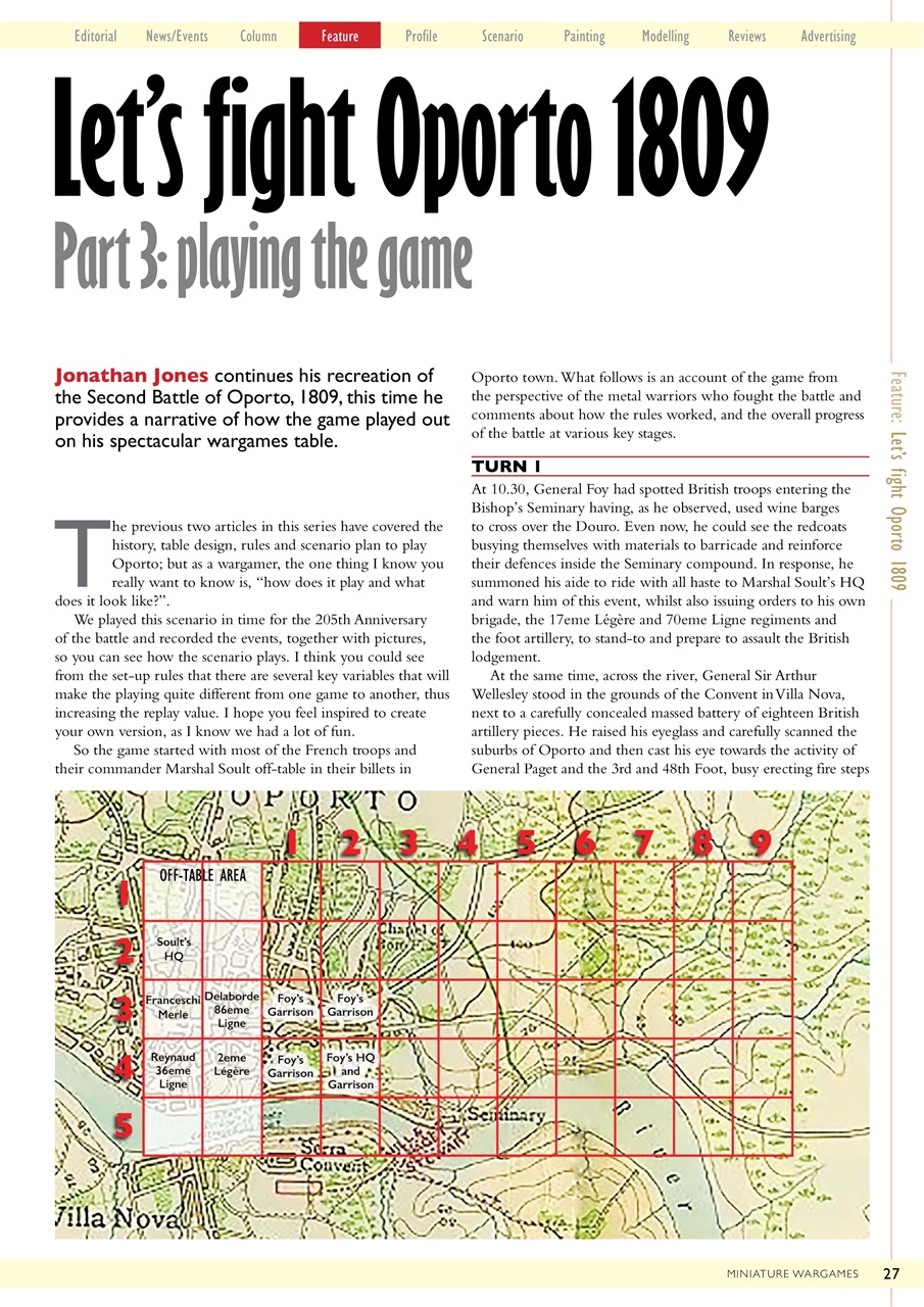 Miniature Wargames Preview Pages