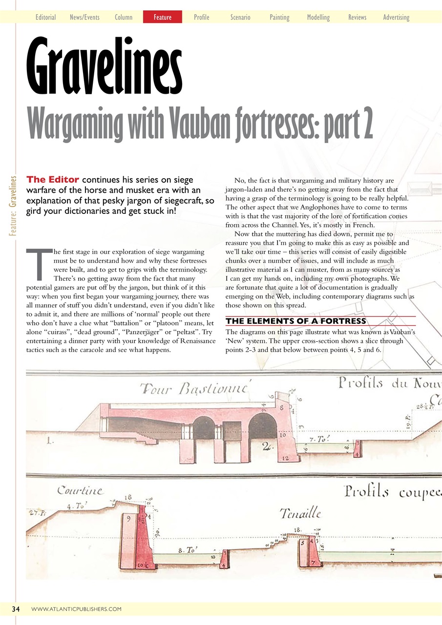 Miniature Wargames Preview Pages