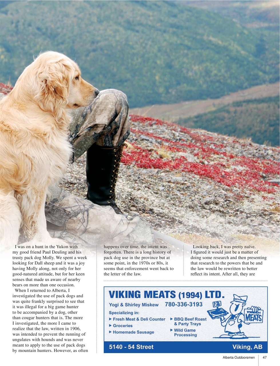Alberta Outdoors Preview Pages