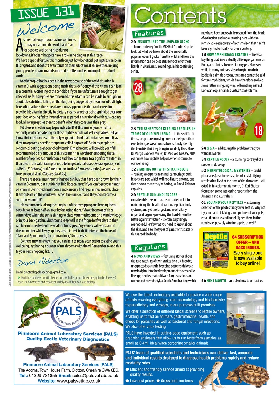 Practical Reptile Keeping Preview Pages