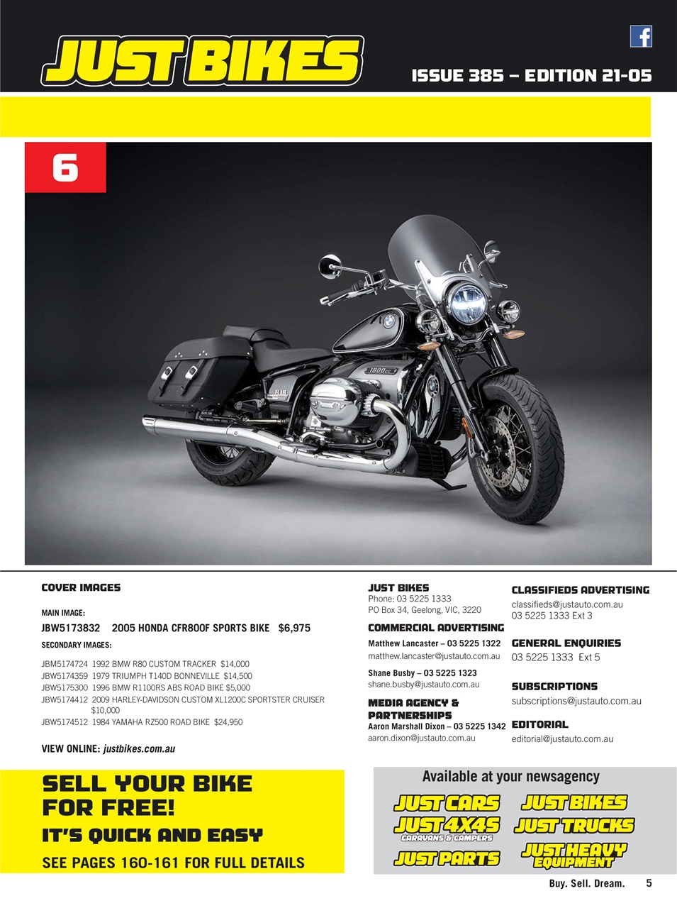 JUST BIKES Preview Pages