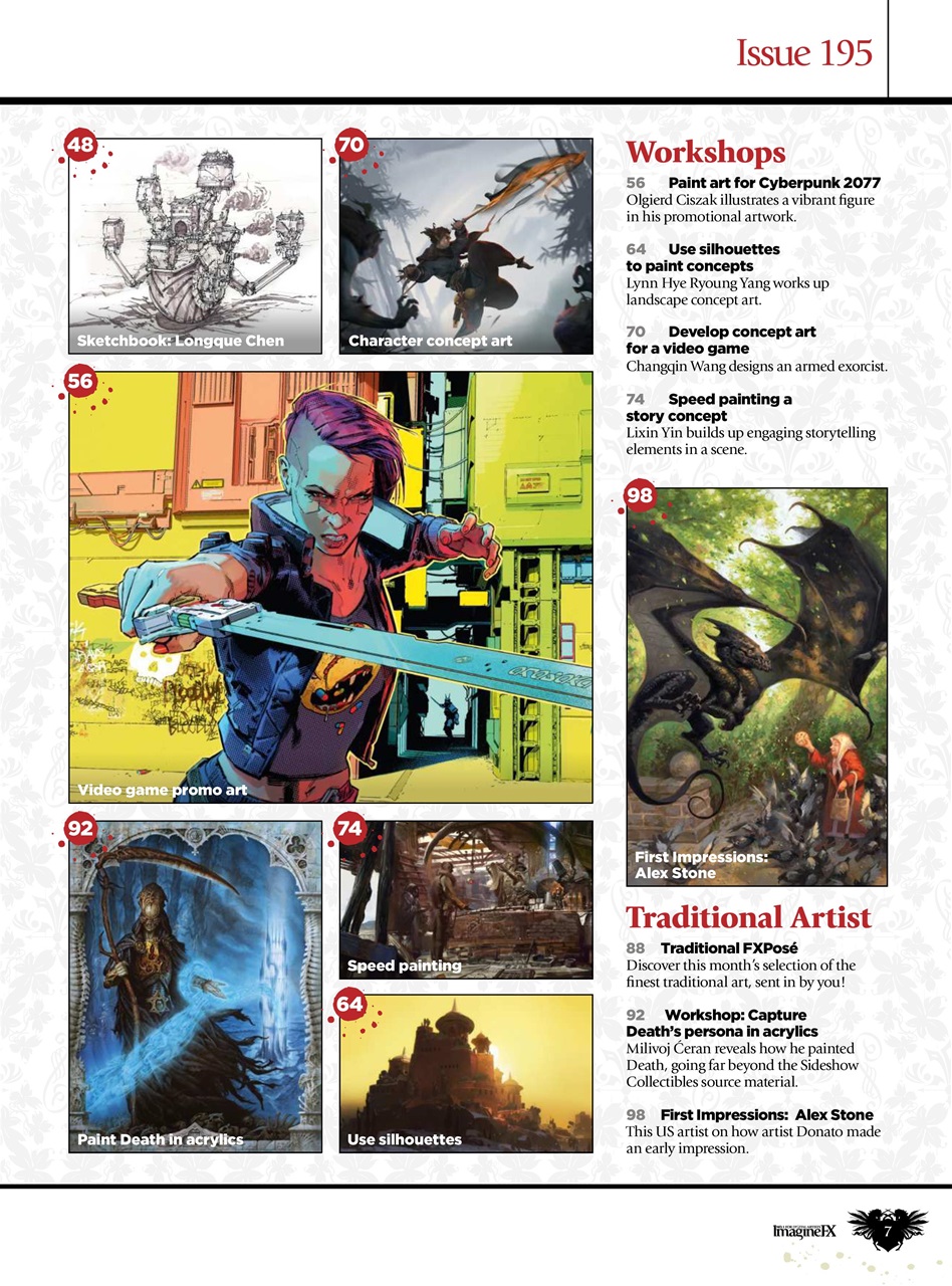 ImagineFX Preview Pages
