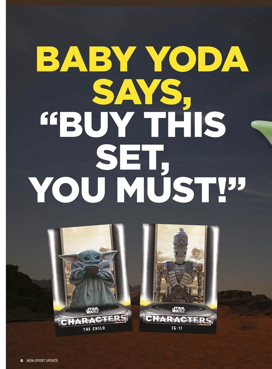 Non-Sport Update Magazine Preview Pages