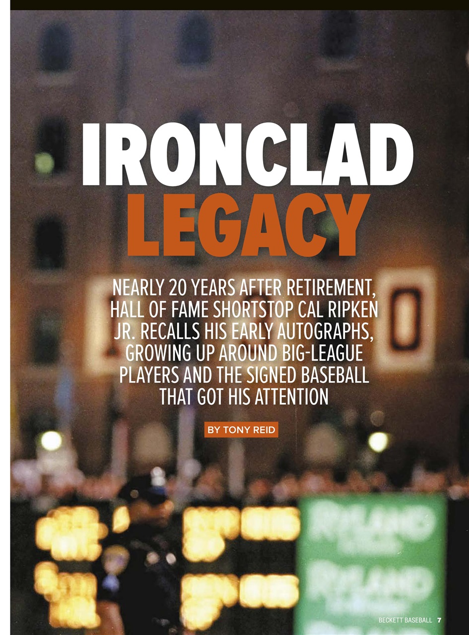 Beckett Baseball Magazine Preview Pages