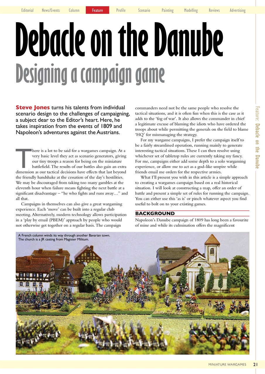 Miniature Wargames Preview Pages