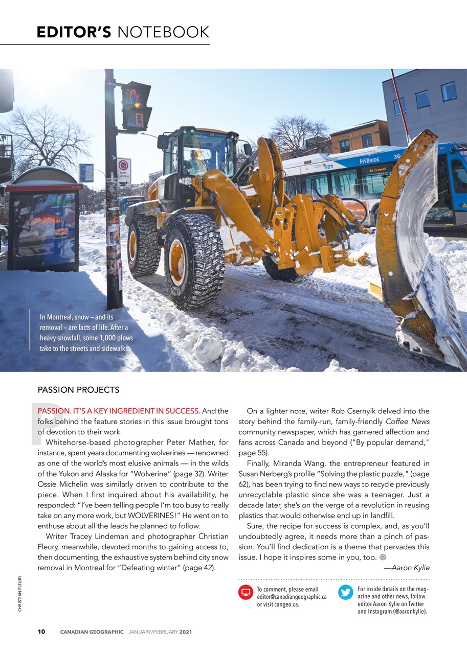Canadian Geographic Preview Pages