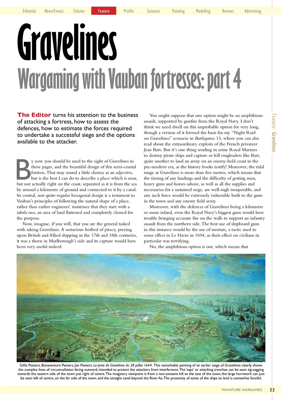 Miniature Wargames Preview Pages