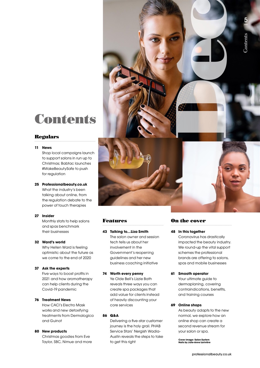Professional Beauty Preview Pages