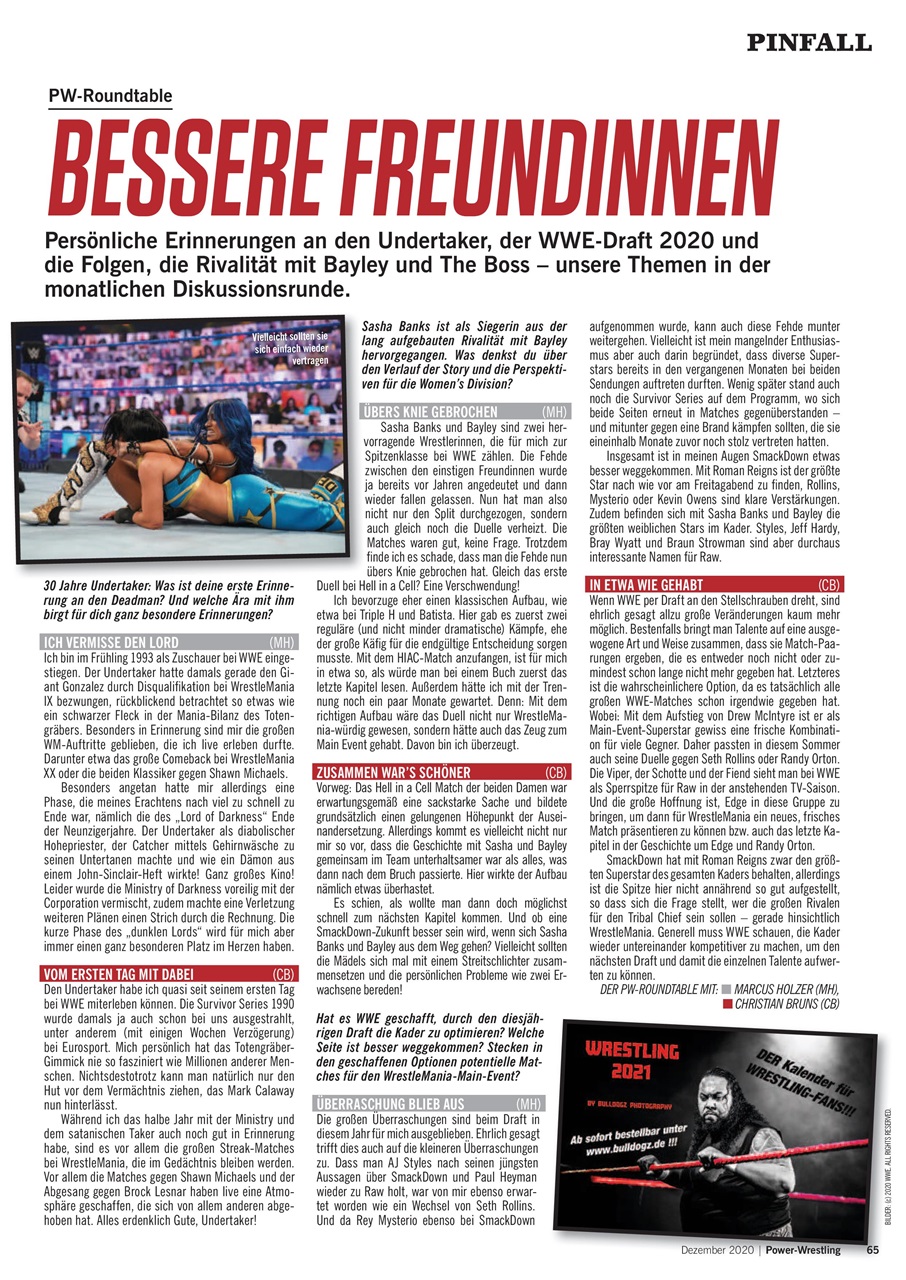 Power-Wrestling Preview Pages