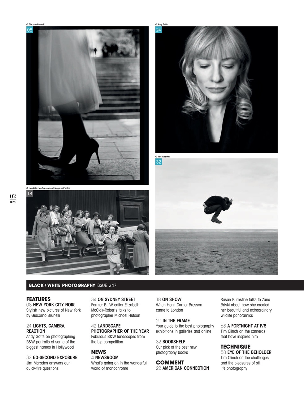 Black+White Photography Preview Pages