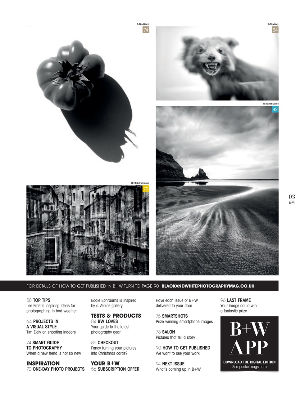 Black+White Photography Preview Pages
