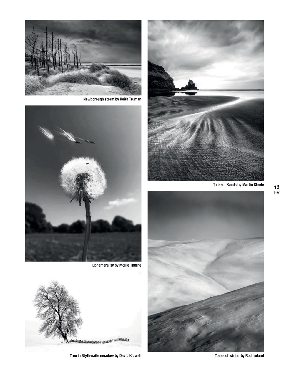 Black+White Photography Preview Pages
