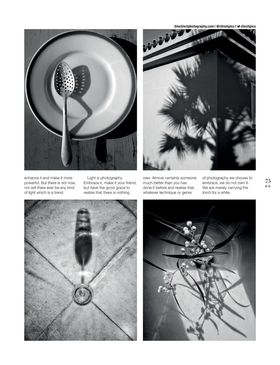 Black+White Photography Preview Pages