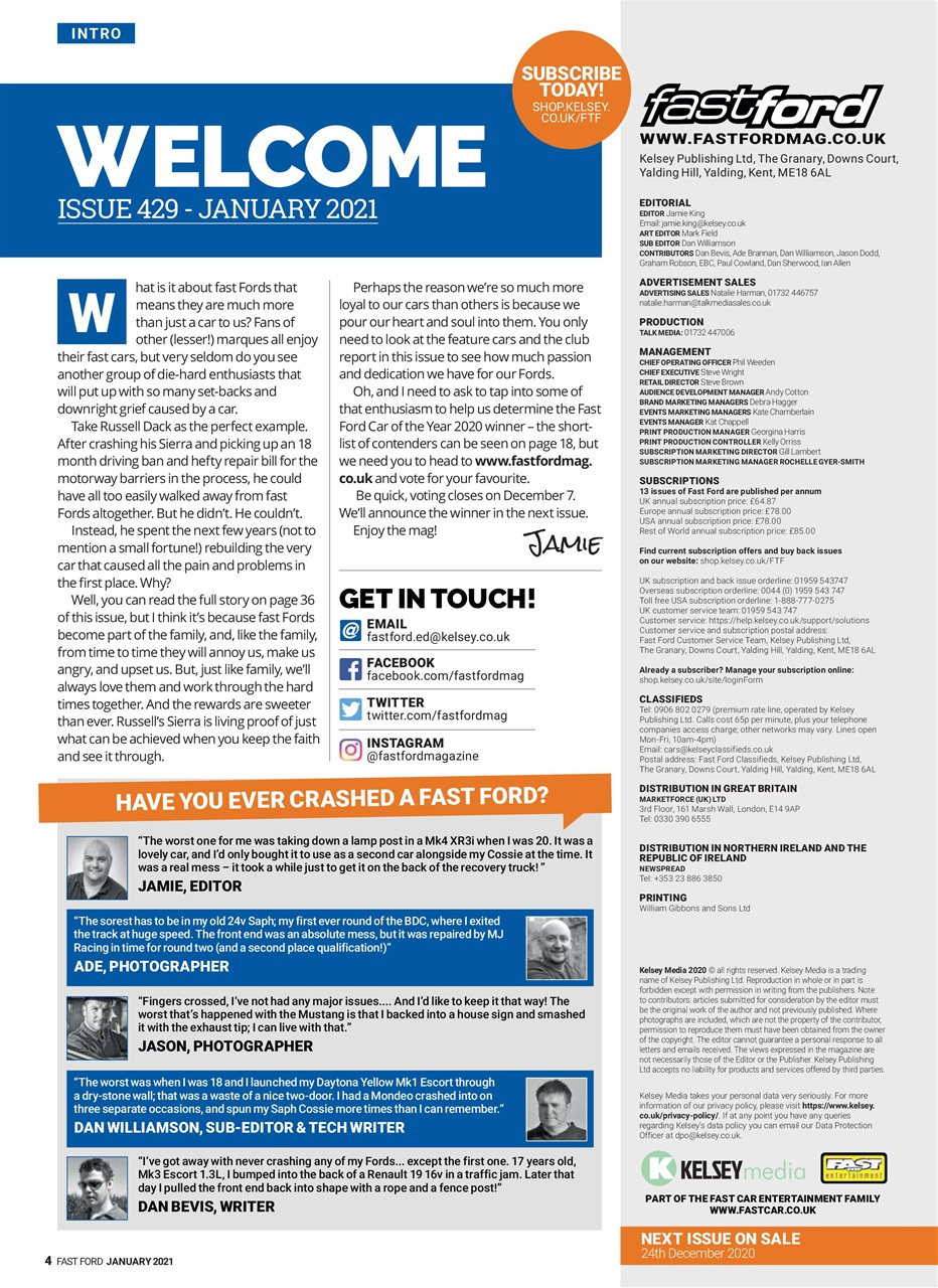 Fast Ford Preview Pages