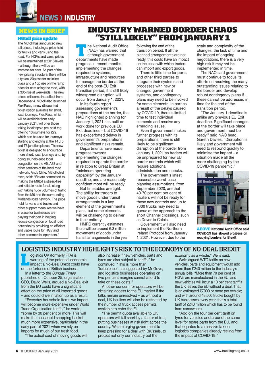 Trucking Magazine Preview Pages