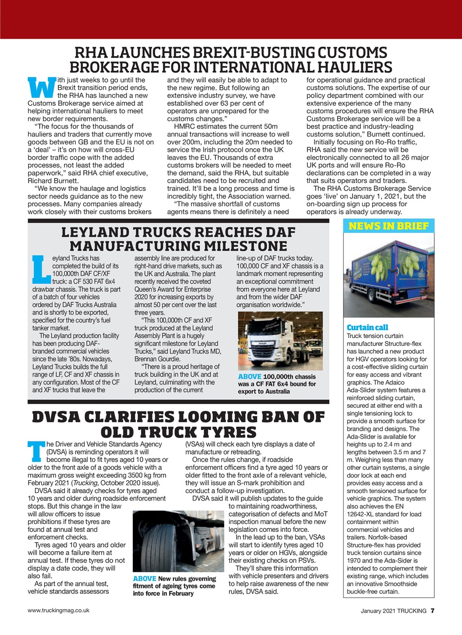 Trucking Magazine Preview Pages