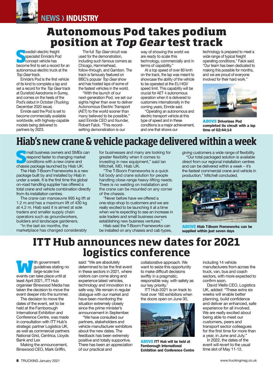 Trucking Magazine Preview Pages