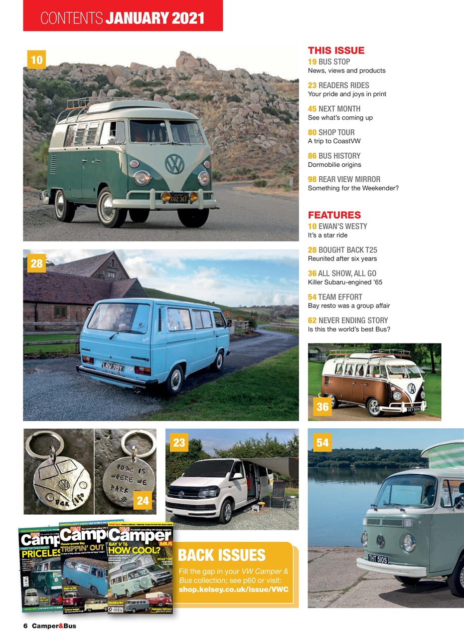 VW Camper Preview Pages