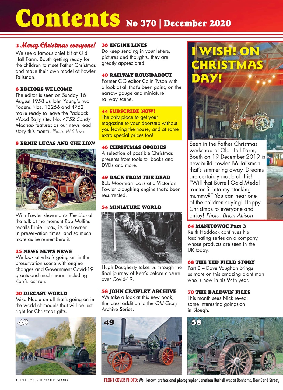 Old Glory Magazine Preview Pages