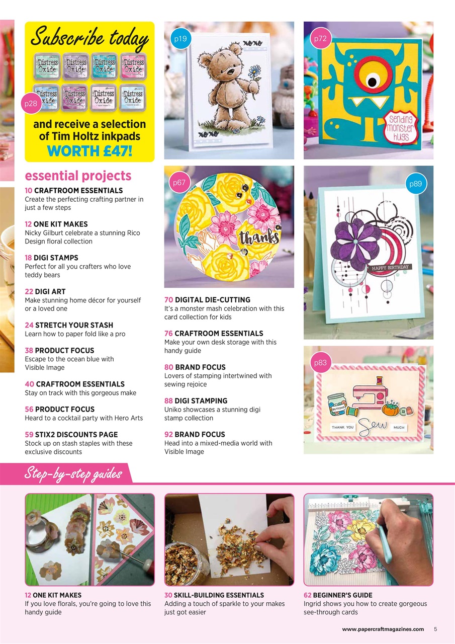 Papercraft Essentials Preview Pages
