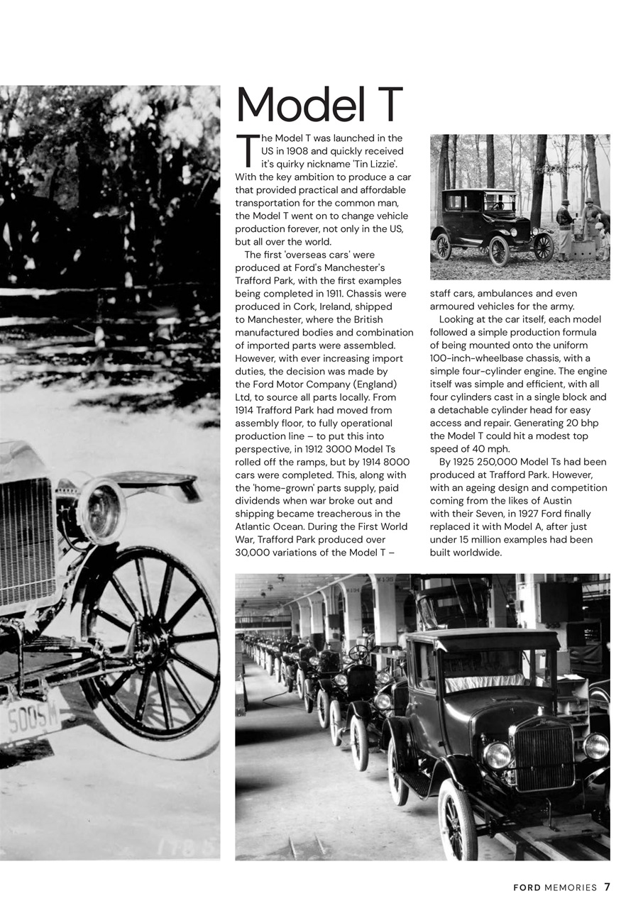 Ford Memories Preview Pages