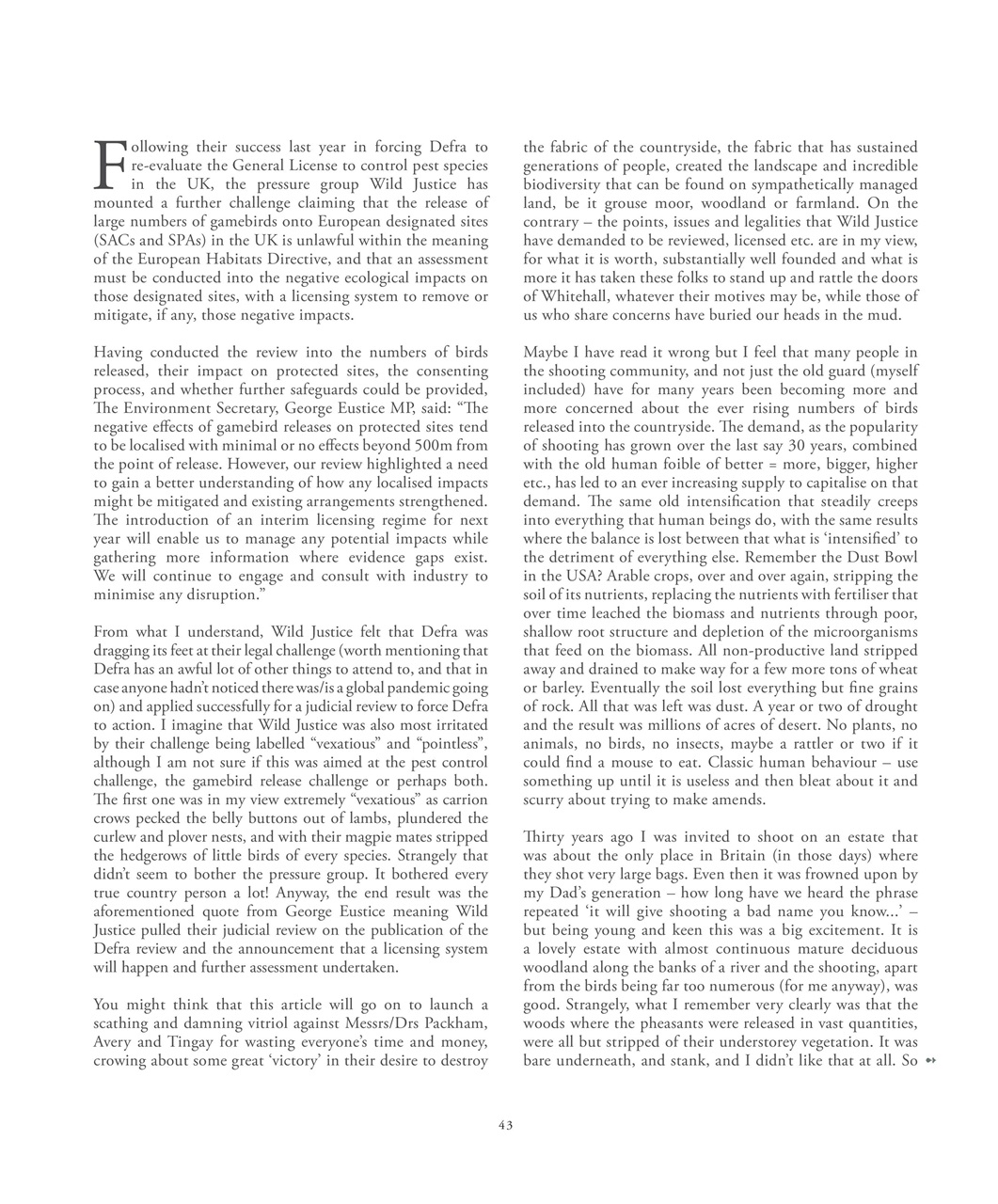 Fieldsports Journal Preview Pages