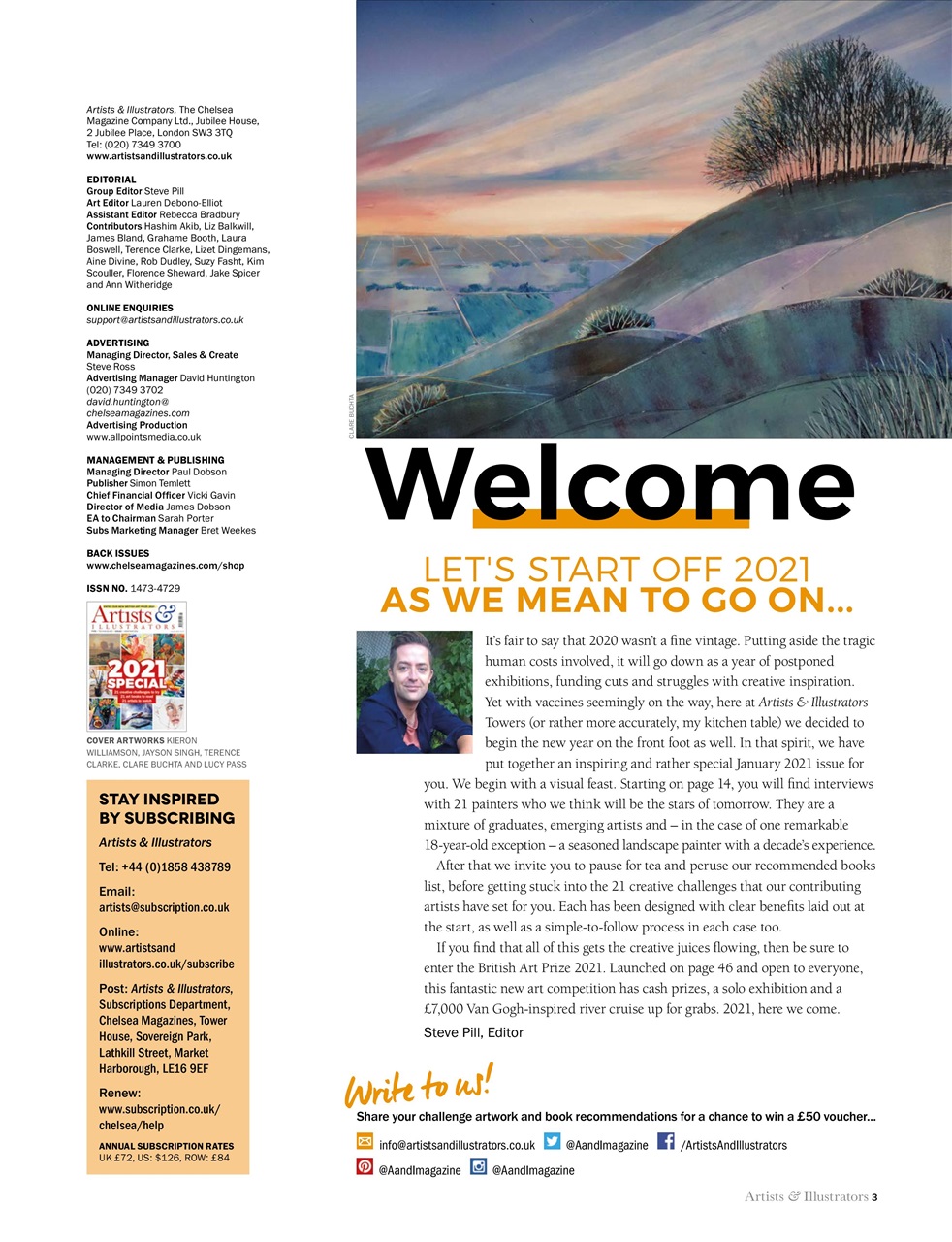 Artists & Illustrators Preview Pages