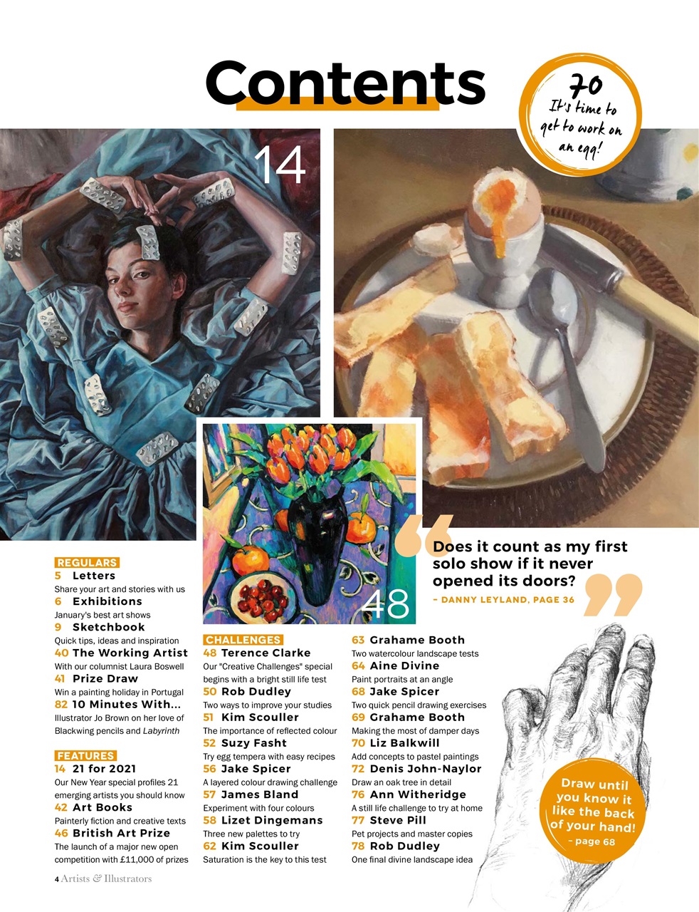 Artists & Illustrators Preview Pages