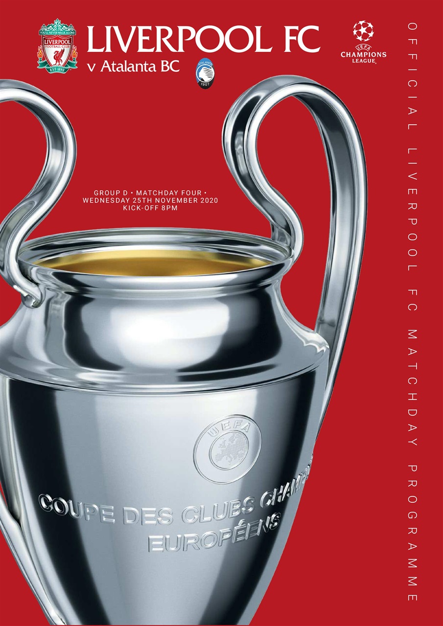 Liverpool FC Programmes Preview Pages