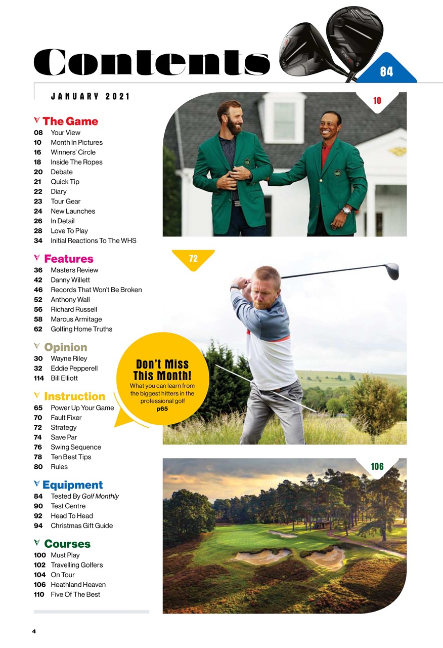 Golf Monthly Preview Pages