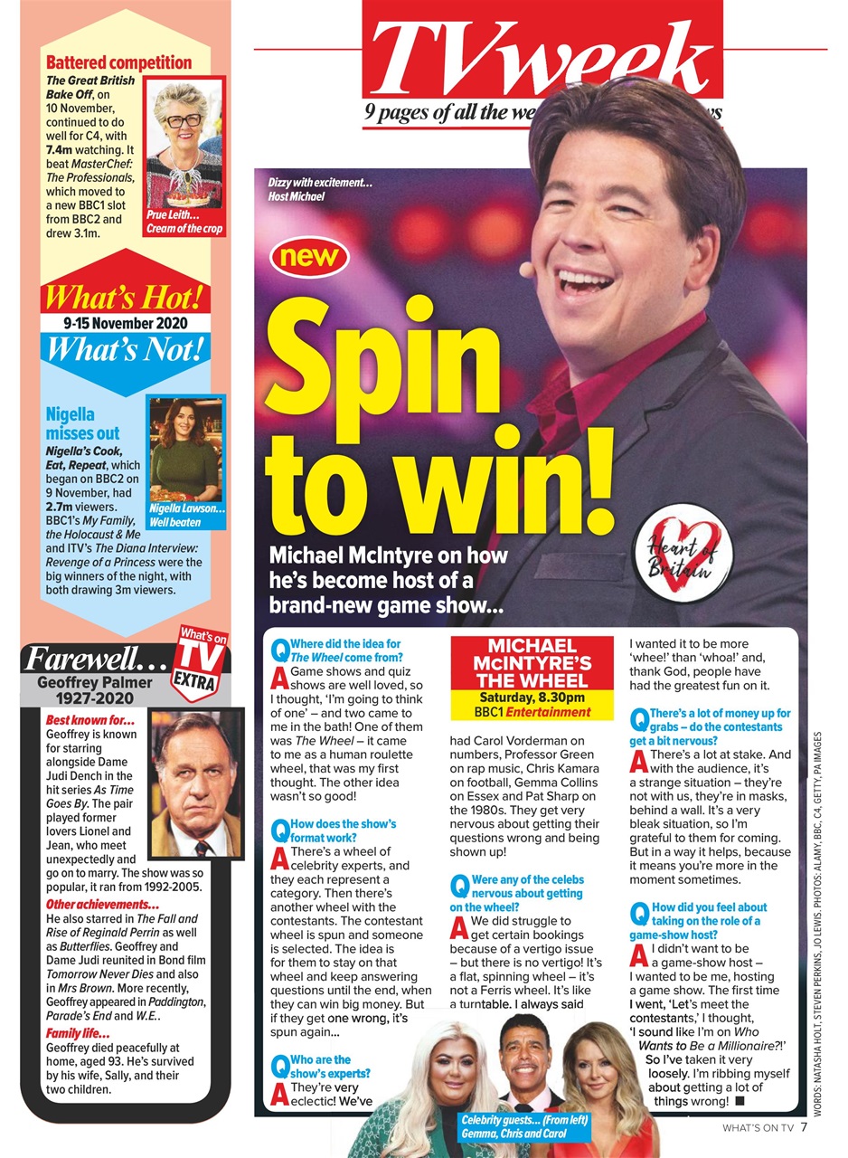 What's on TV Preview Pages