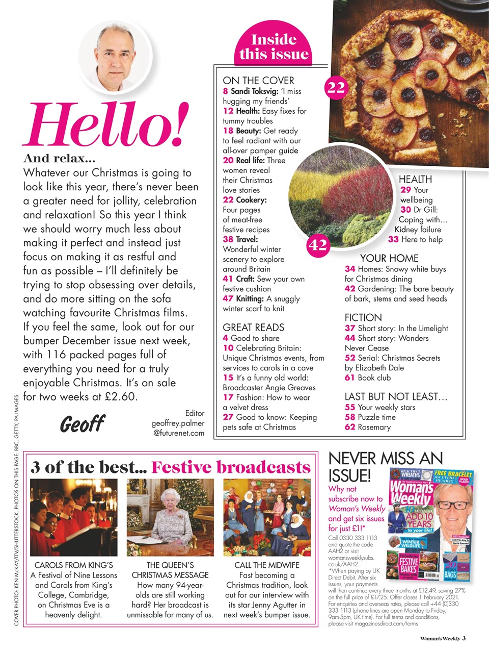 Woman's Weekly Preview Pages