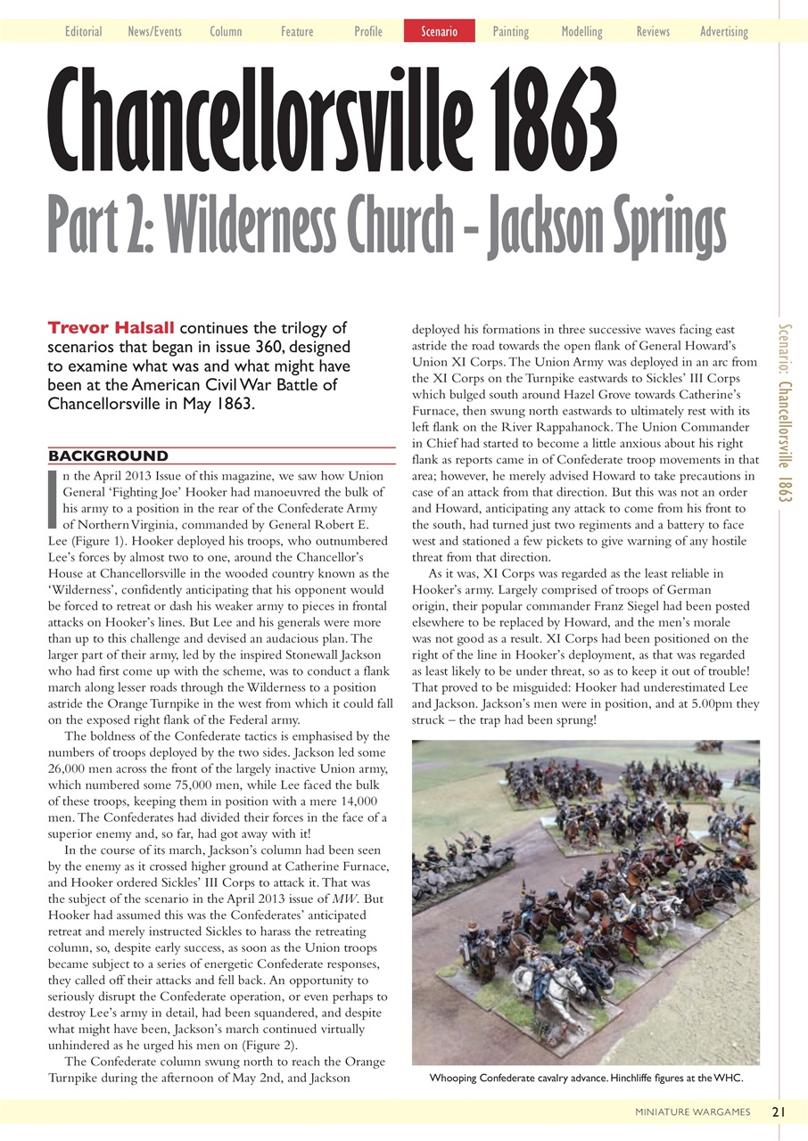 Miniature Wargames Preview Pages