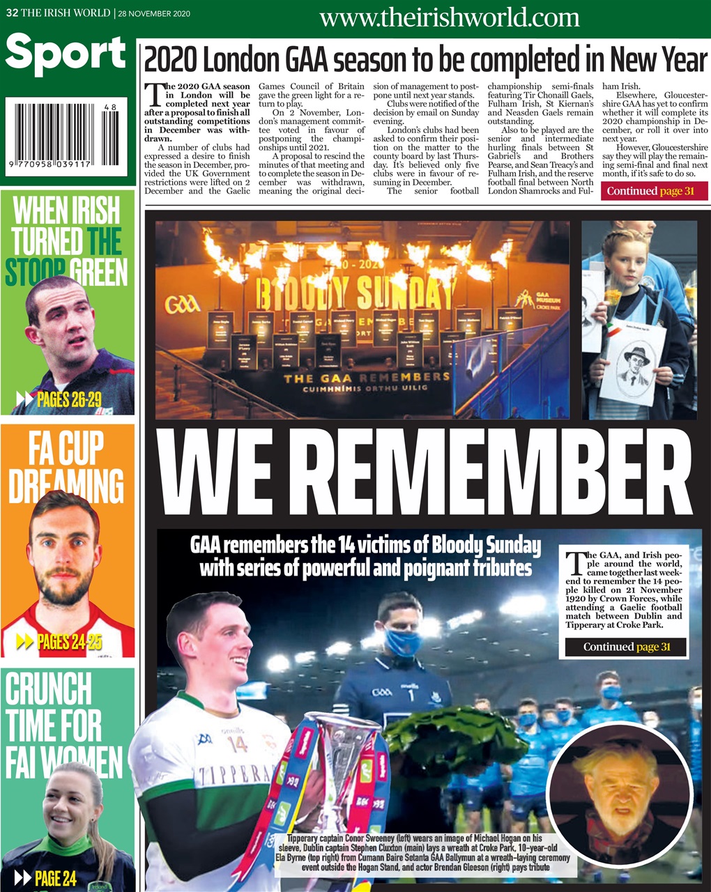 Irish World Preview Pages